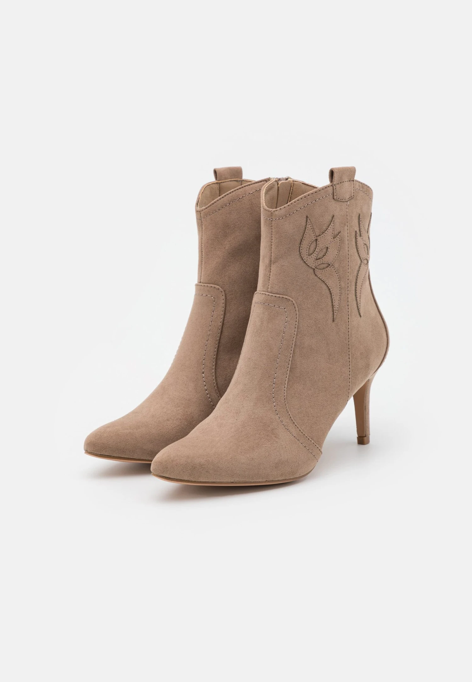 Anna Field Bottines À Talons Hauts - Taupe – Image 3