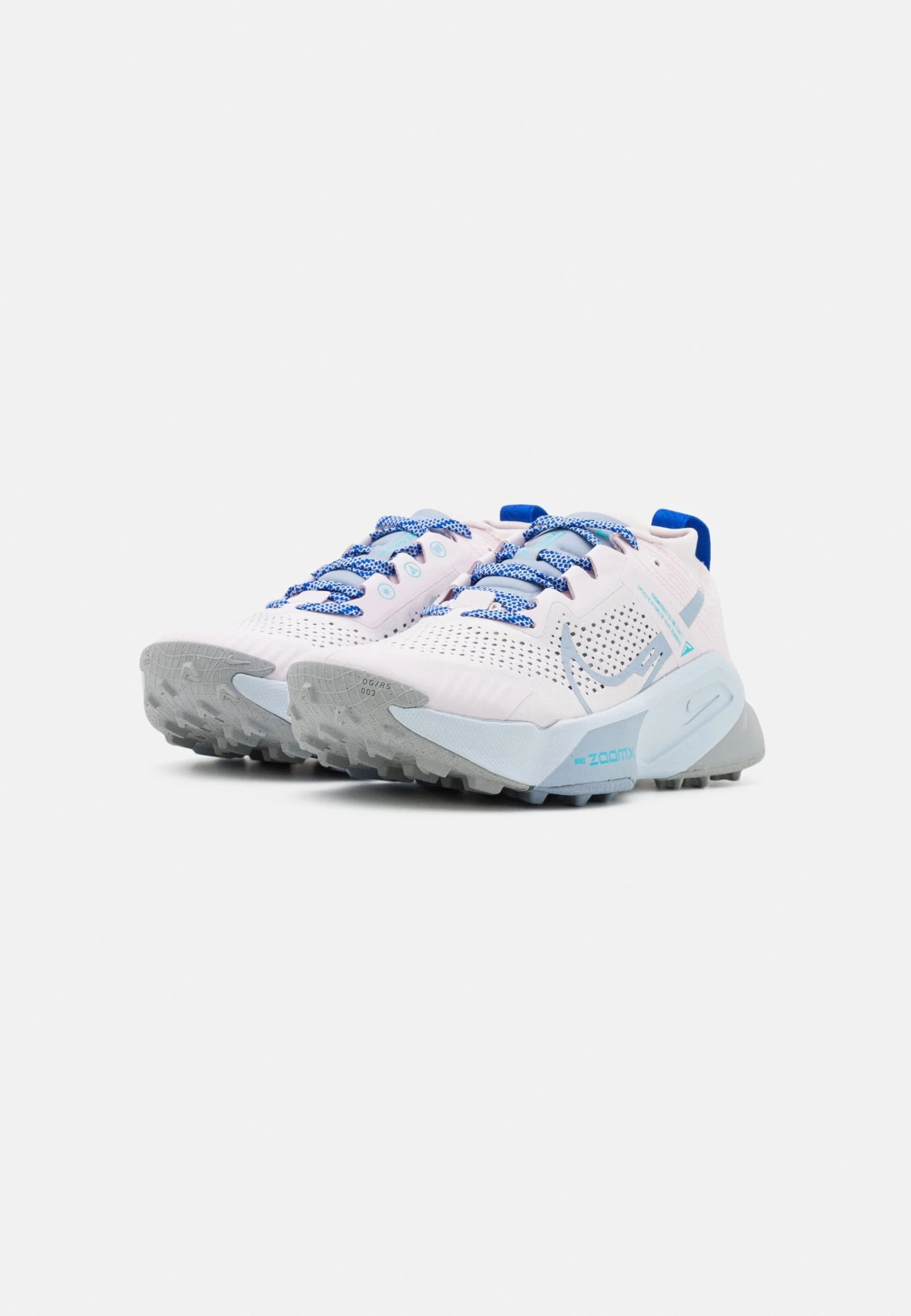 Nike Performance Zoomx Zegama - Chaussures De Running - Pearl Pink/Blue Whisper/Coconut Milk/Baltic Blue/Football Grey – Image 4