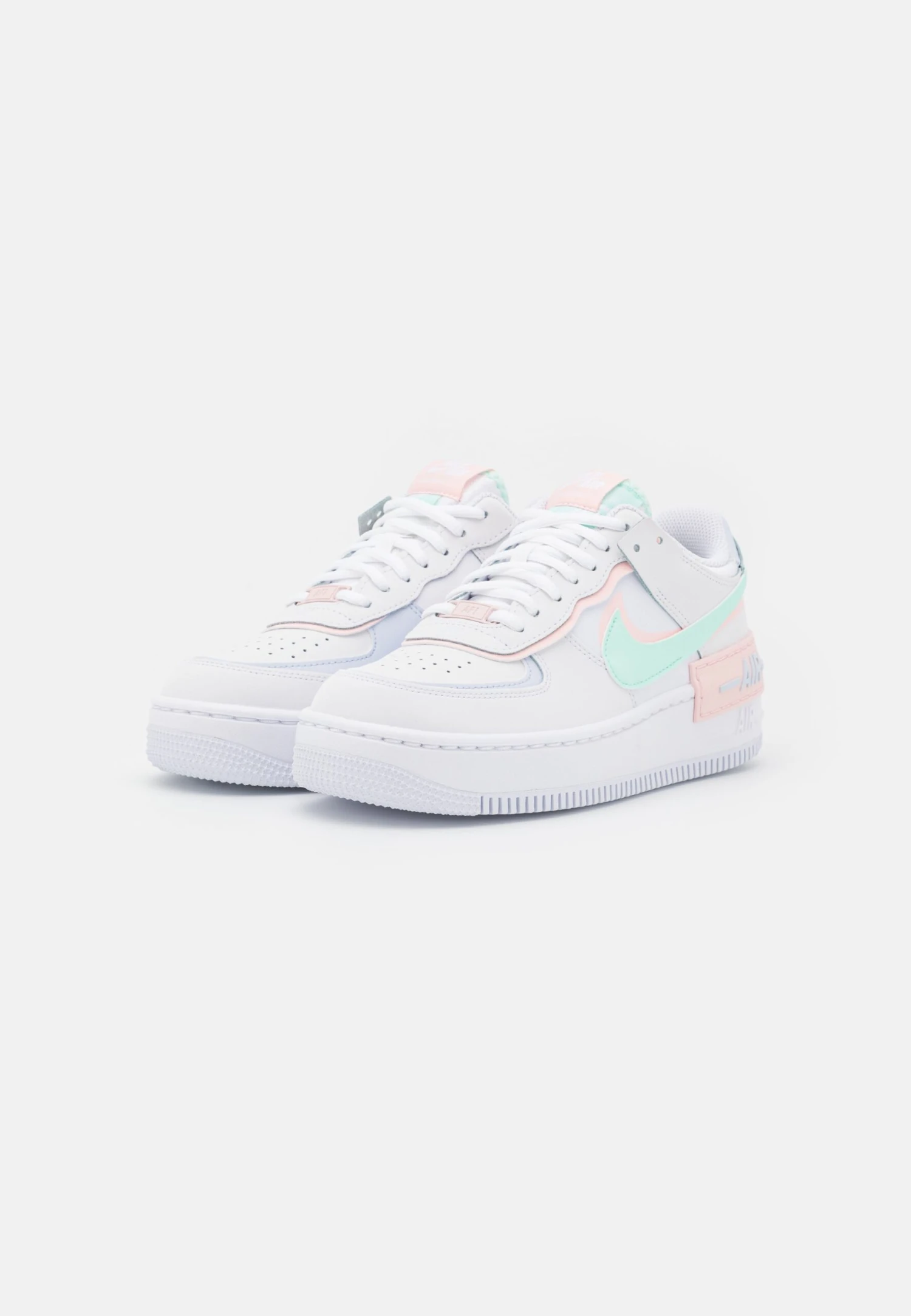Nike Sportswear W Af1 Shadow - Baskets Basses - White/Atmosphere/Mint Foam/Football Grey/White – Image 2