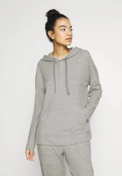 CALVIN KLEIN UNDERWEAR Ease Hoodie - Haut De Pyjama - Grey Heather