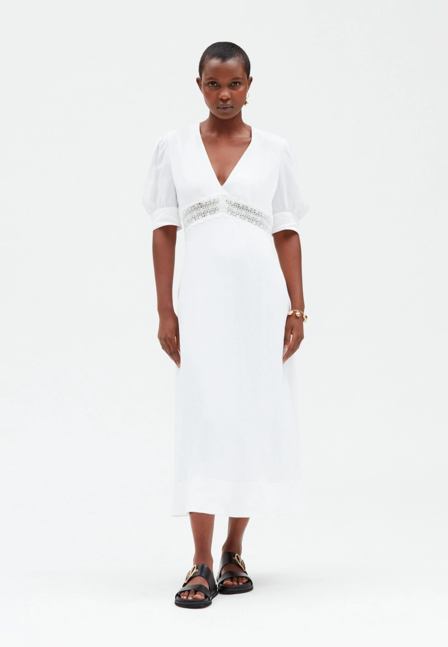 CLAUDIE PIERLOT Rivage - Robe De Jour - Blanc – Image 2