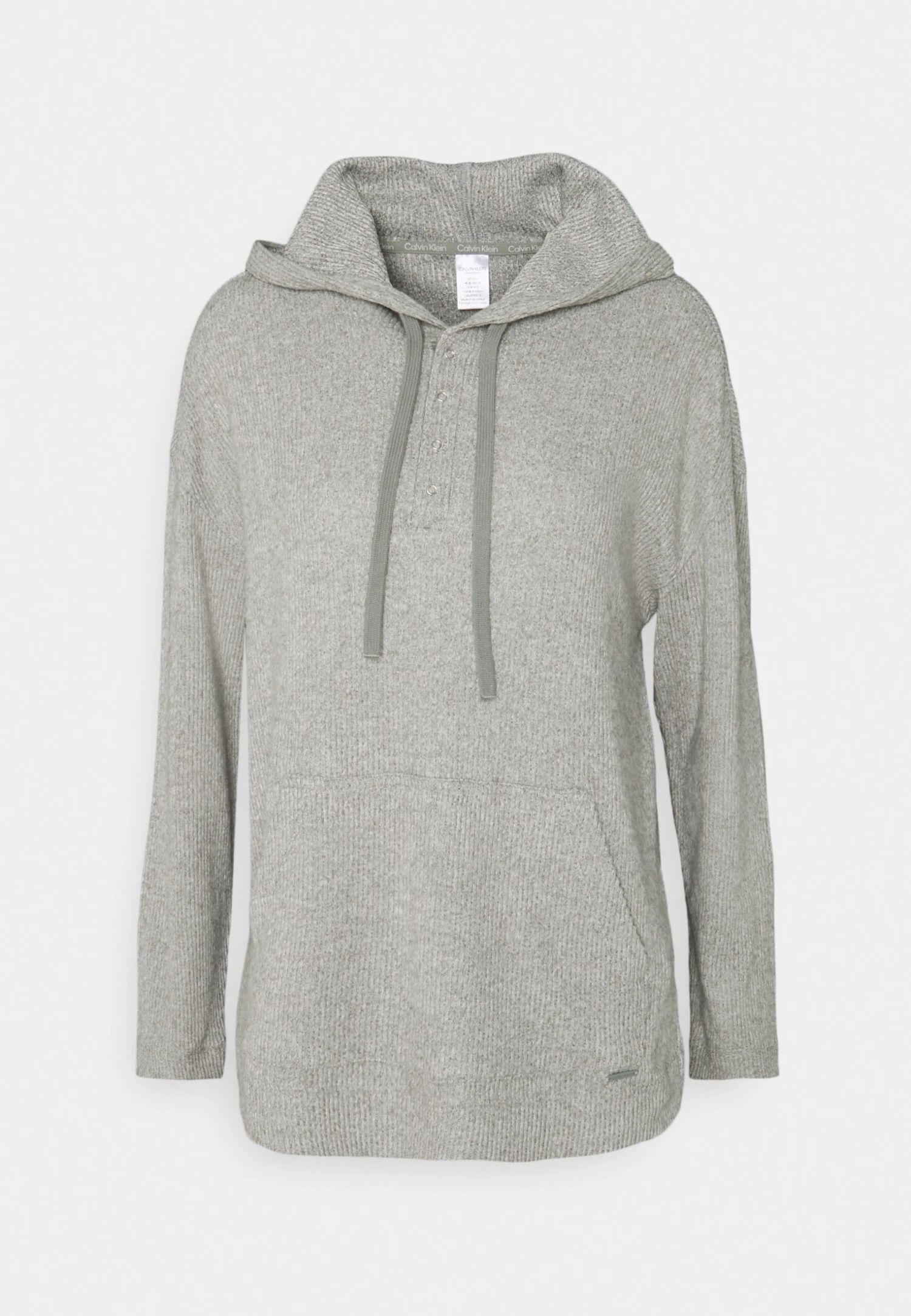 CALVIN KLEIN UNDERWEAR Ease Hoodie - Haut De Pyjama - Grey Heather – Image 6