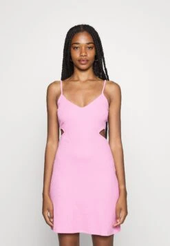 Even&Odd Flare Mini Dress - Robe De Jour - Pink