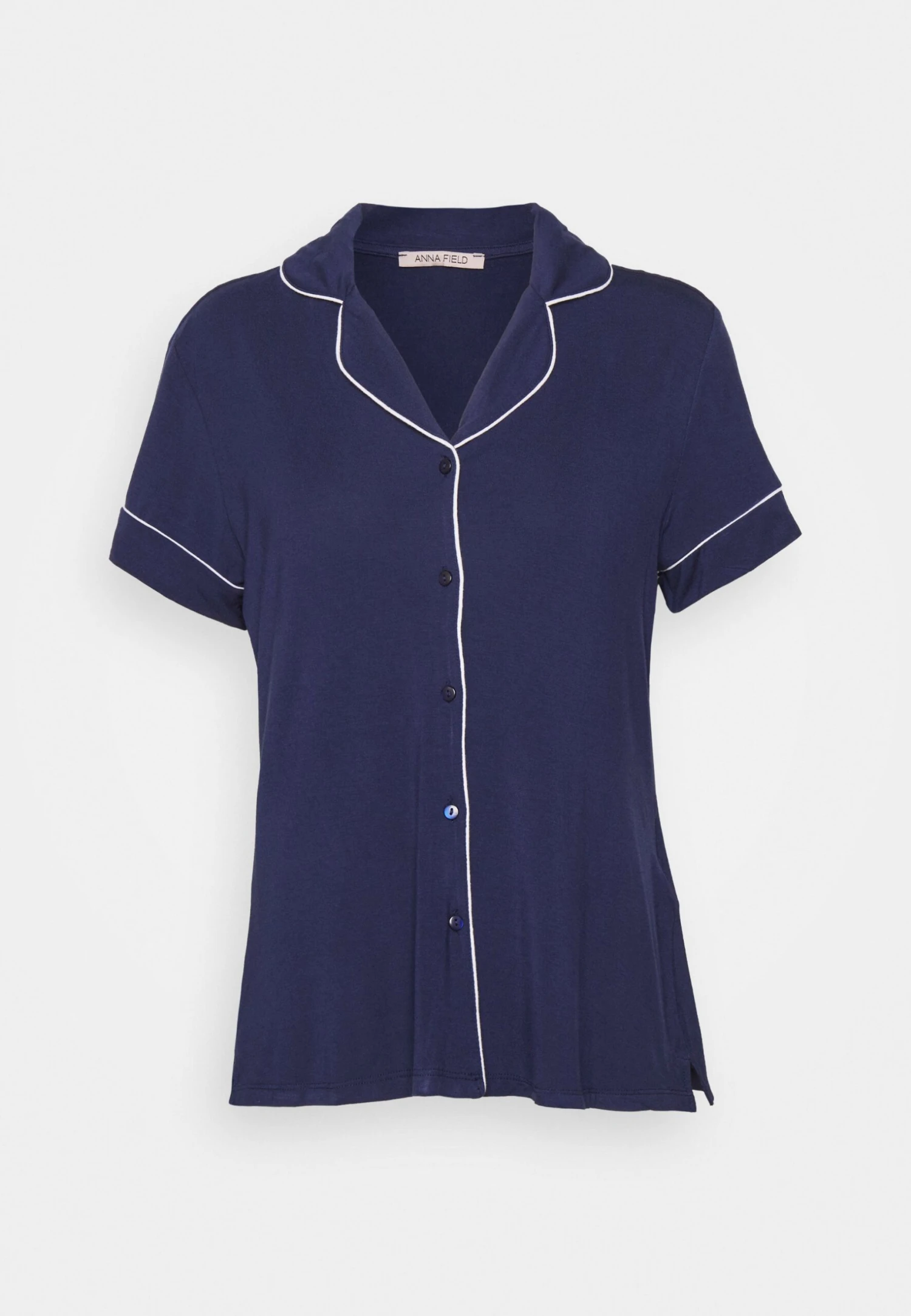 Anna Field Button Through Pj Set - Pyjama - Blue/White – Image 5