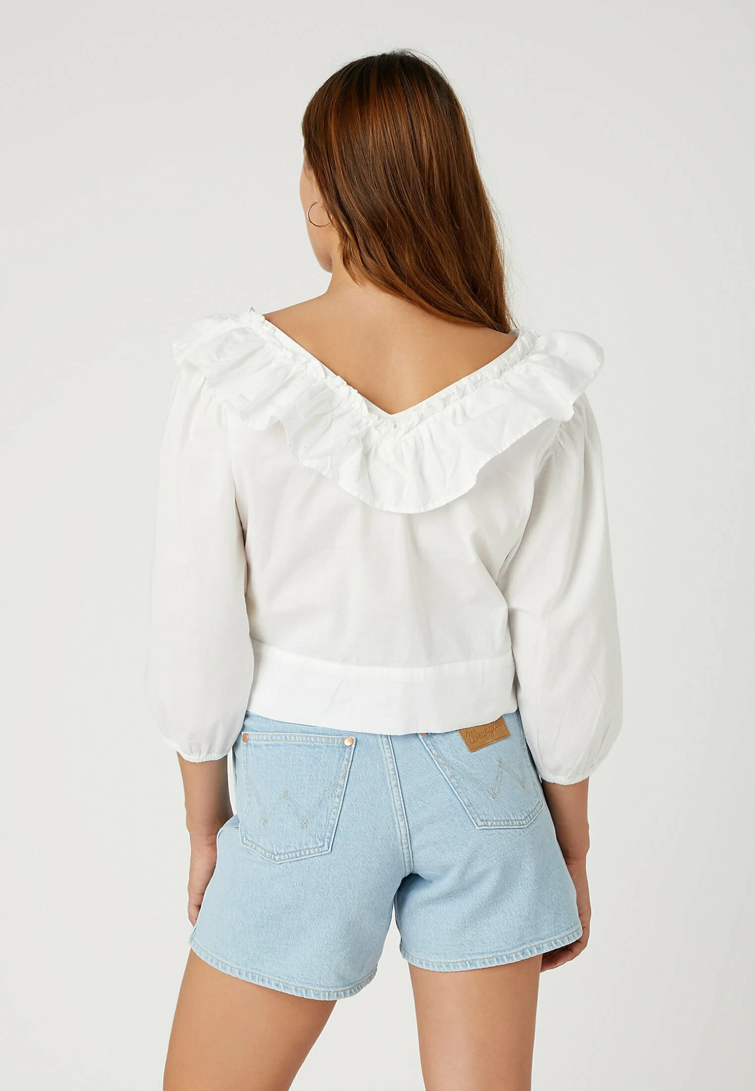 Wrangler Western Frill - Blouse - Worn White – Image 3