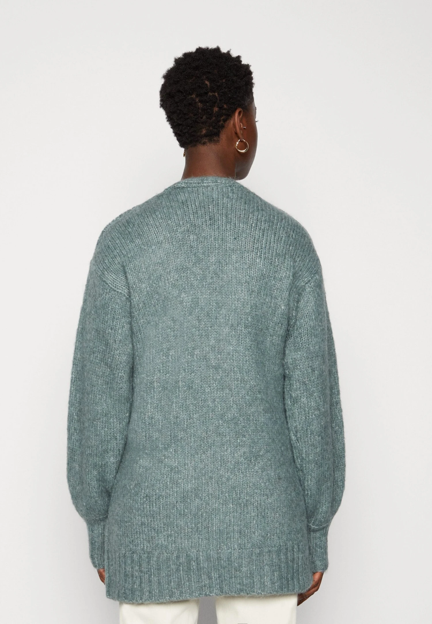 Kaffe Alioma Cardigan - Gilet - Balsam Green Melange – Image 3