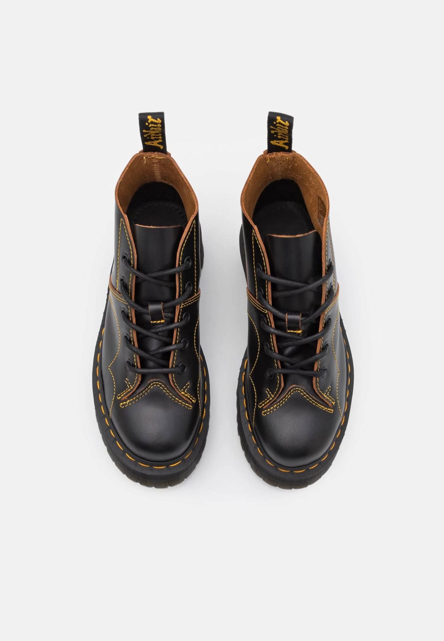 Dr. Martens Church Quad Unisex - Boots À Talons - Black Vintage Smooth – Image 4