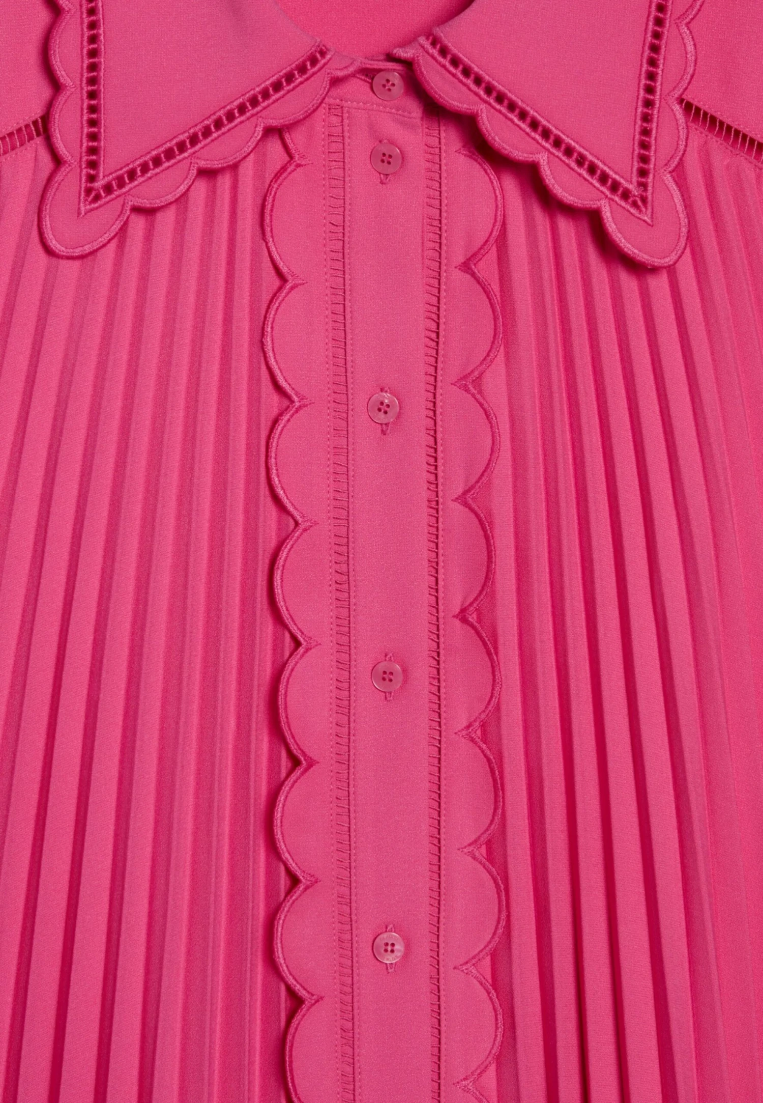 CLAUDIE PIERLOT Ramo - Robe Chemise - Bubble Gum – Image 6