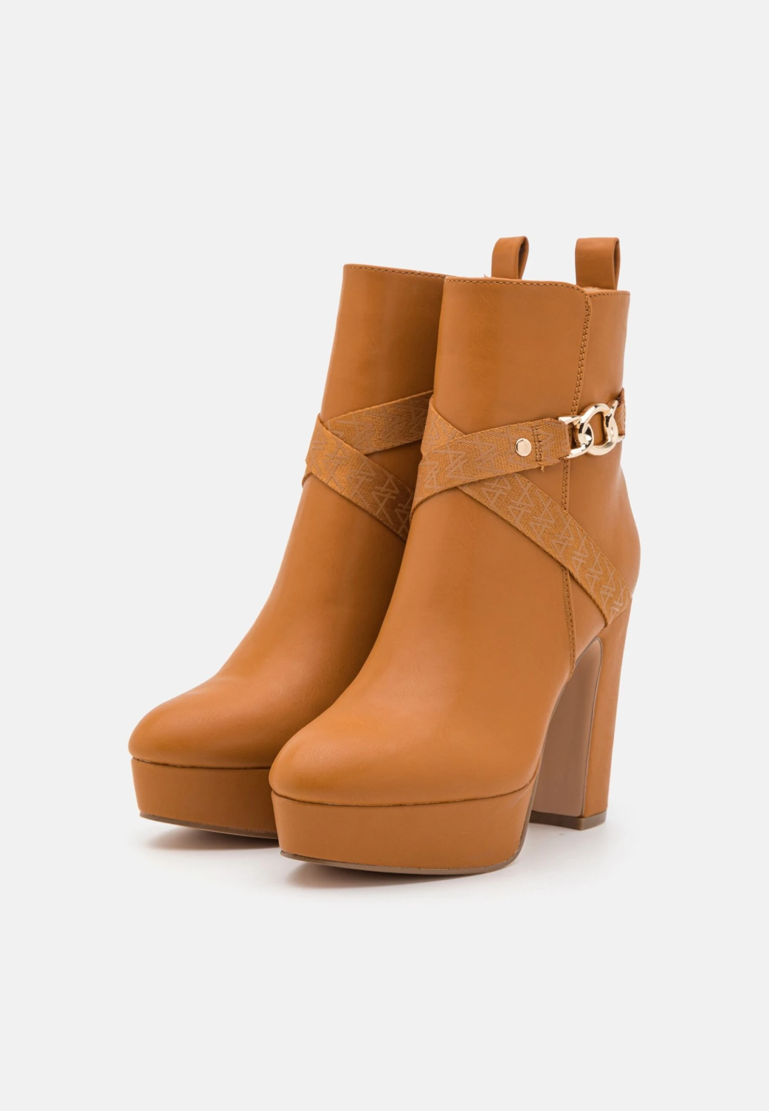 Anna Field Bottines À Plateau - Cognac – Image 3