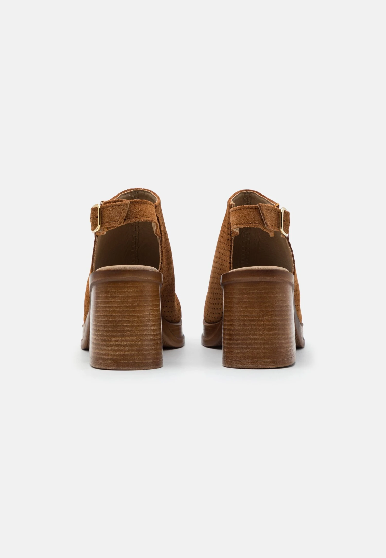Pier One Leather - Sandales À Plateforme - Cognac – Image 4