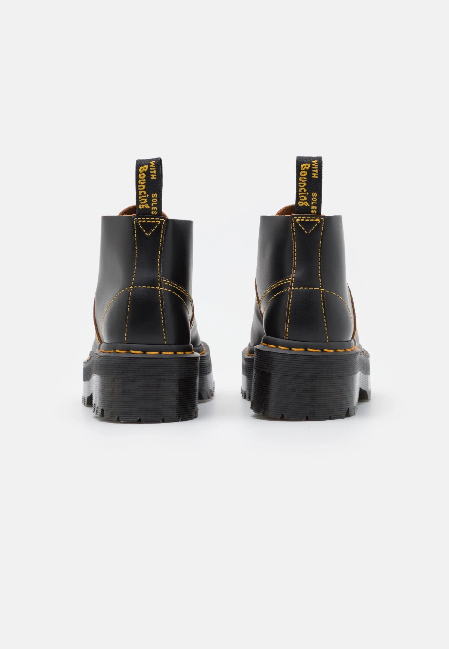 Dr. Martens Church Quad Unisex - Boots À Talons - Black Vintage Smooth – Image 3