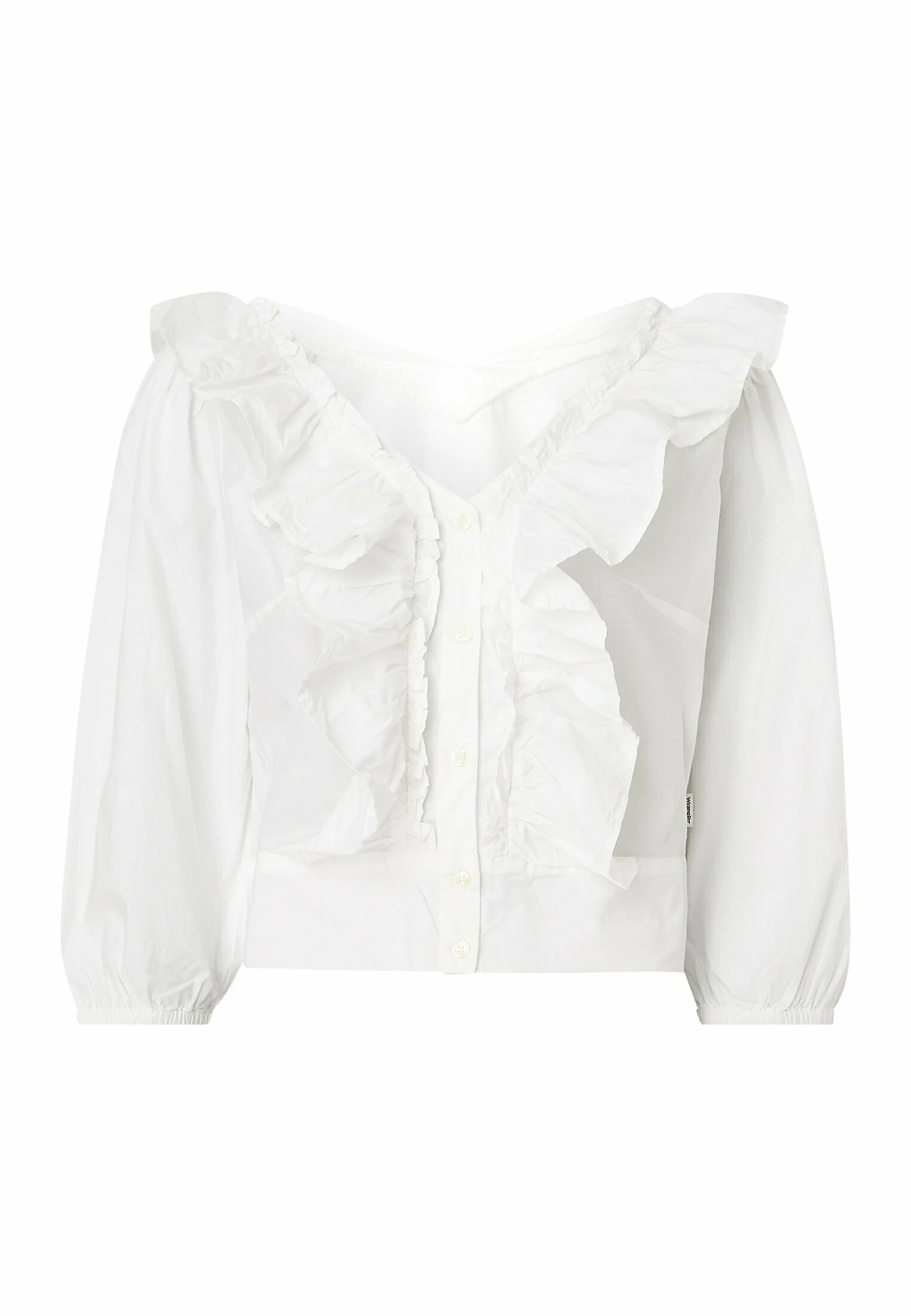 Wrangler Western Frill - Blouse - Worn White – Image 5