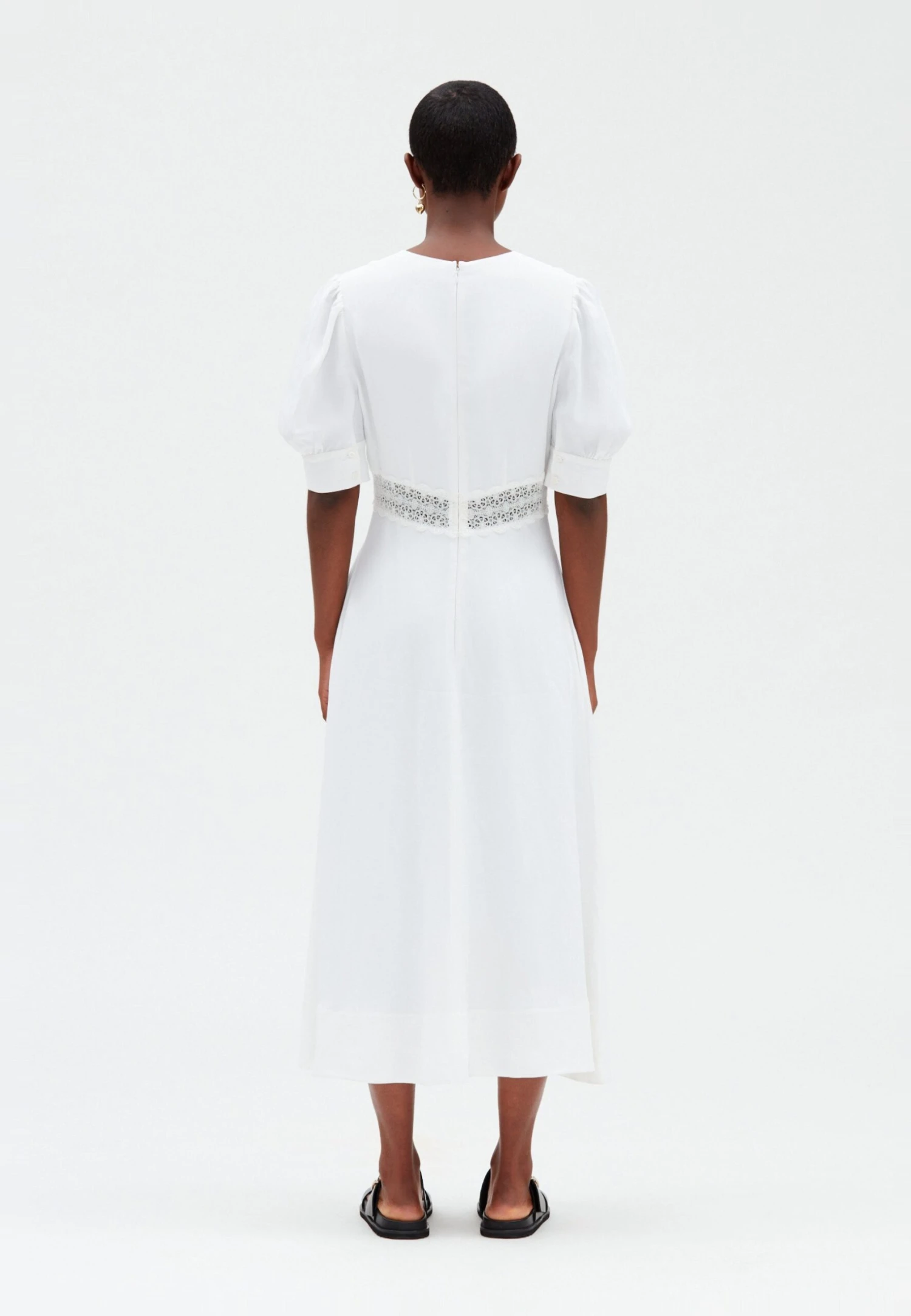 CLAUDIE PIERLOT Rivage - Robe De Jour - Blanc – Image 3