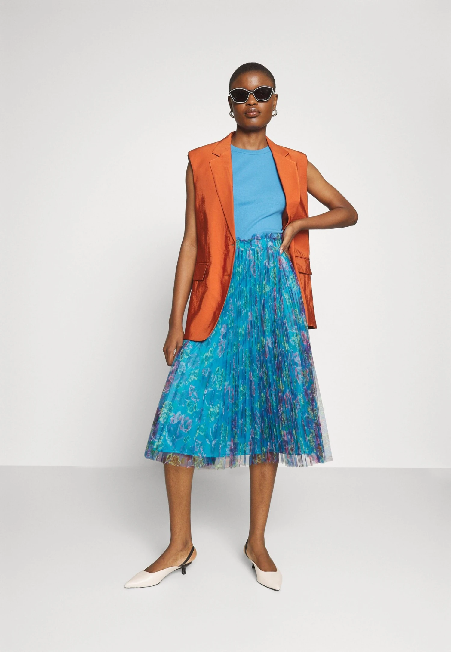 MAX & Co. Cicala - Jupe Plissée - Light Blue – Image 2