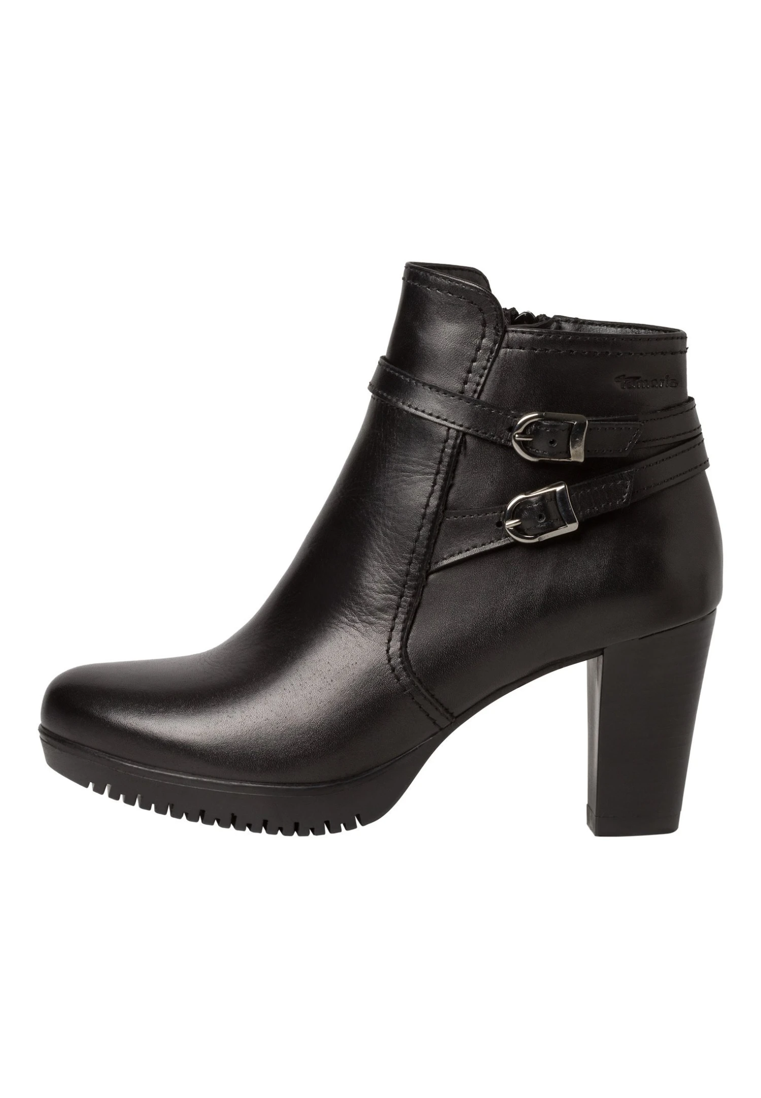 Tamaris Boots À Talons - Black Leather – Image 2