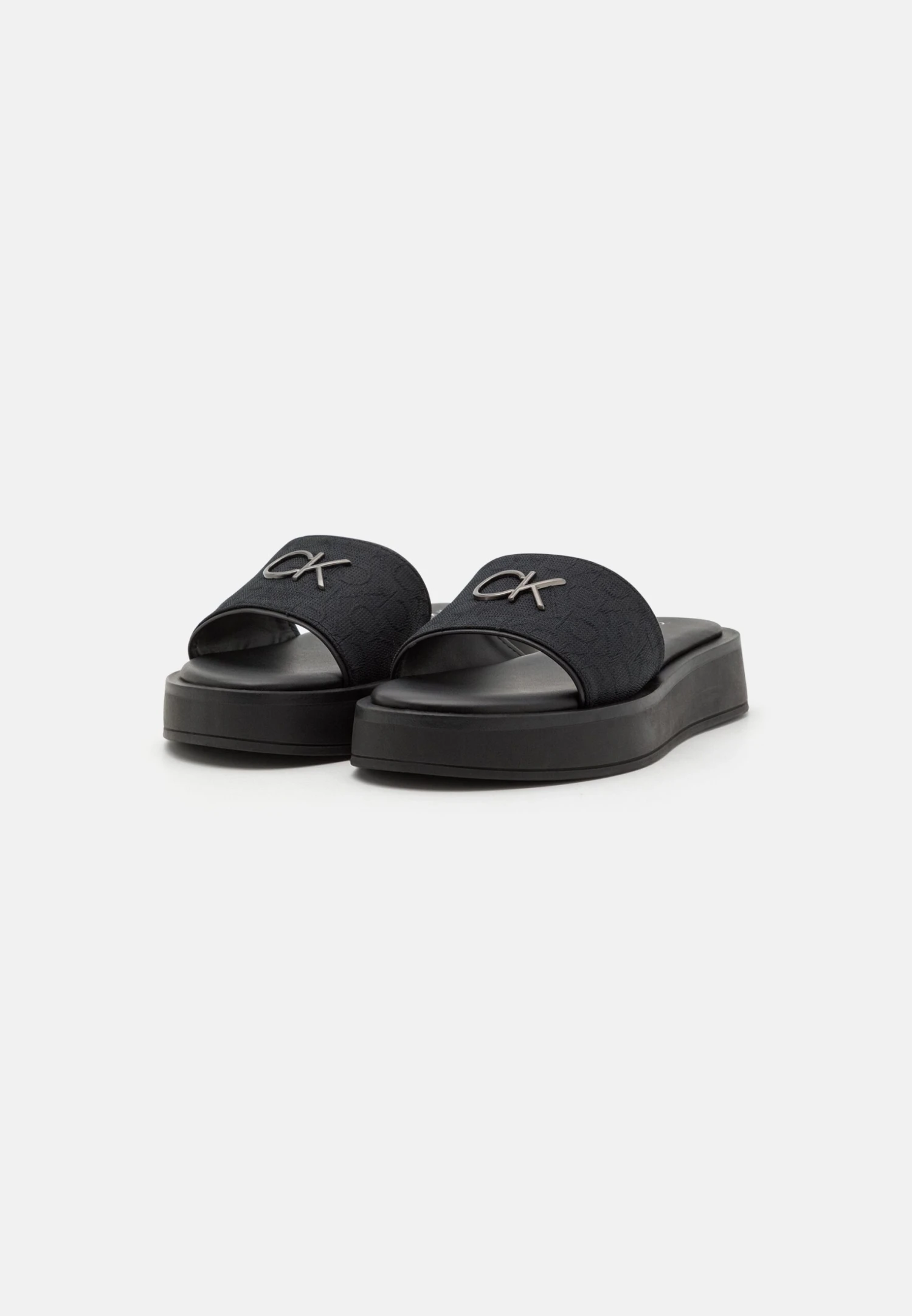 Calvin Klein Dress Flatform - Mules - Black – Image 3