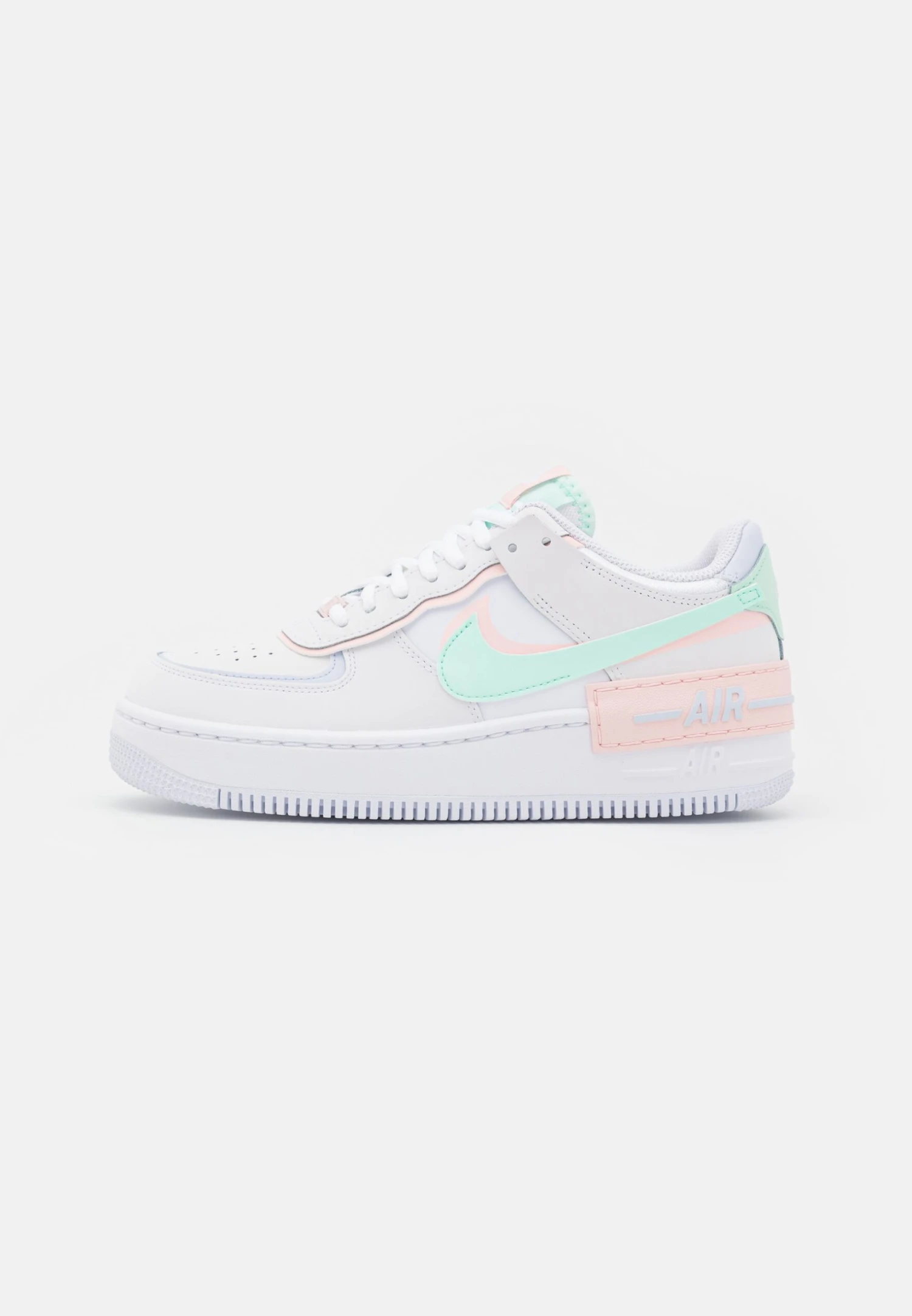 Nike Sportswear W Af1 Shadow - Baskets Basses - White/Atmosphere/Mint Foam/Football Grey/White