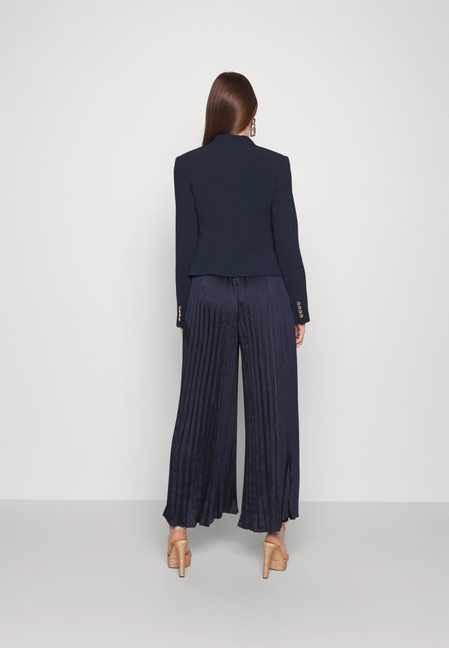 MICHAEL Michael Kors Fitted Db Crop Blazer - Blazer - Midnightblue – Image 3