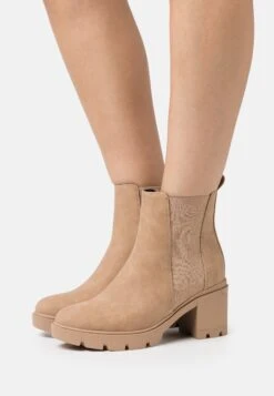 Anna Field Bottines À Plateau - Taupe