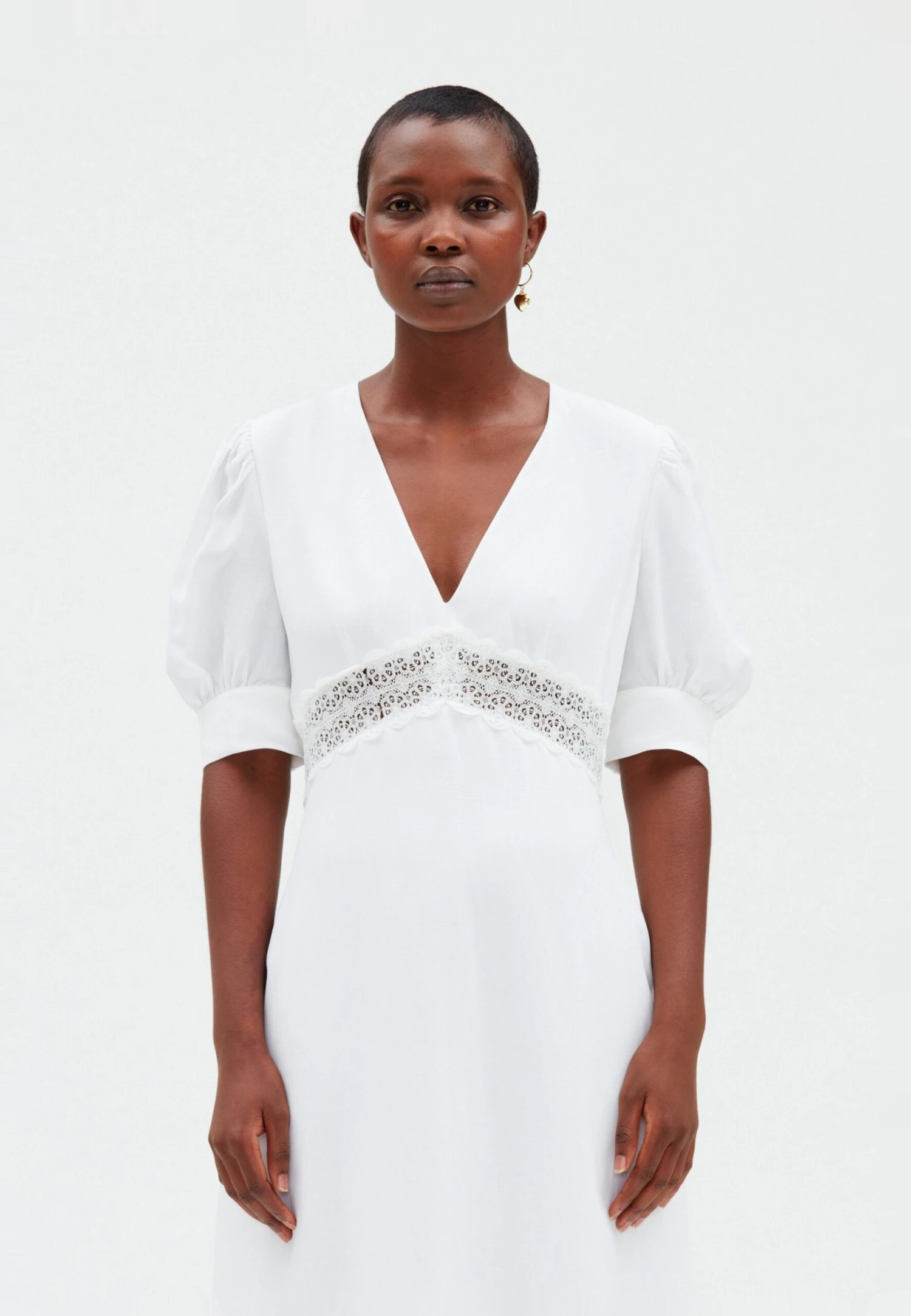 CLAUDIE PIERLOT Rivage - Robe De Jour - Blanc – Image 4