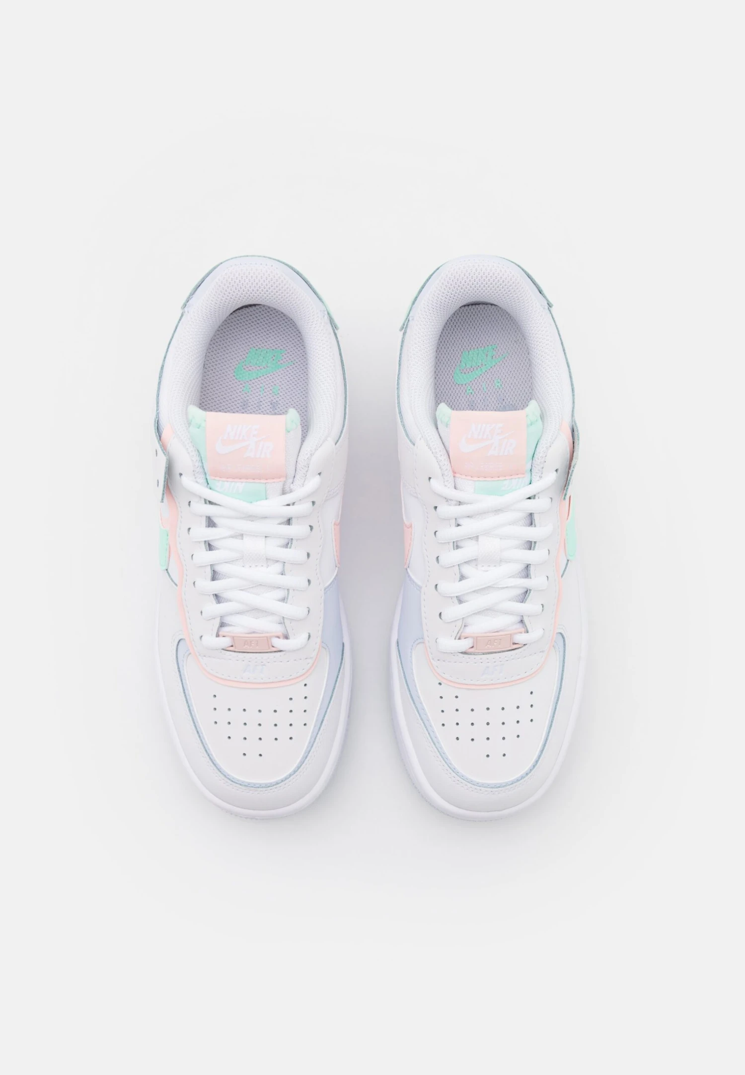 Nike Sportswear W Af1 Shadow - Baskets Basses - White/Atmosphere/Mint Foam/Football Grey/White – Image 5