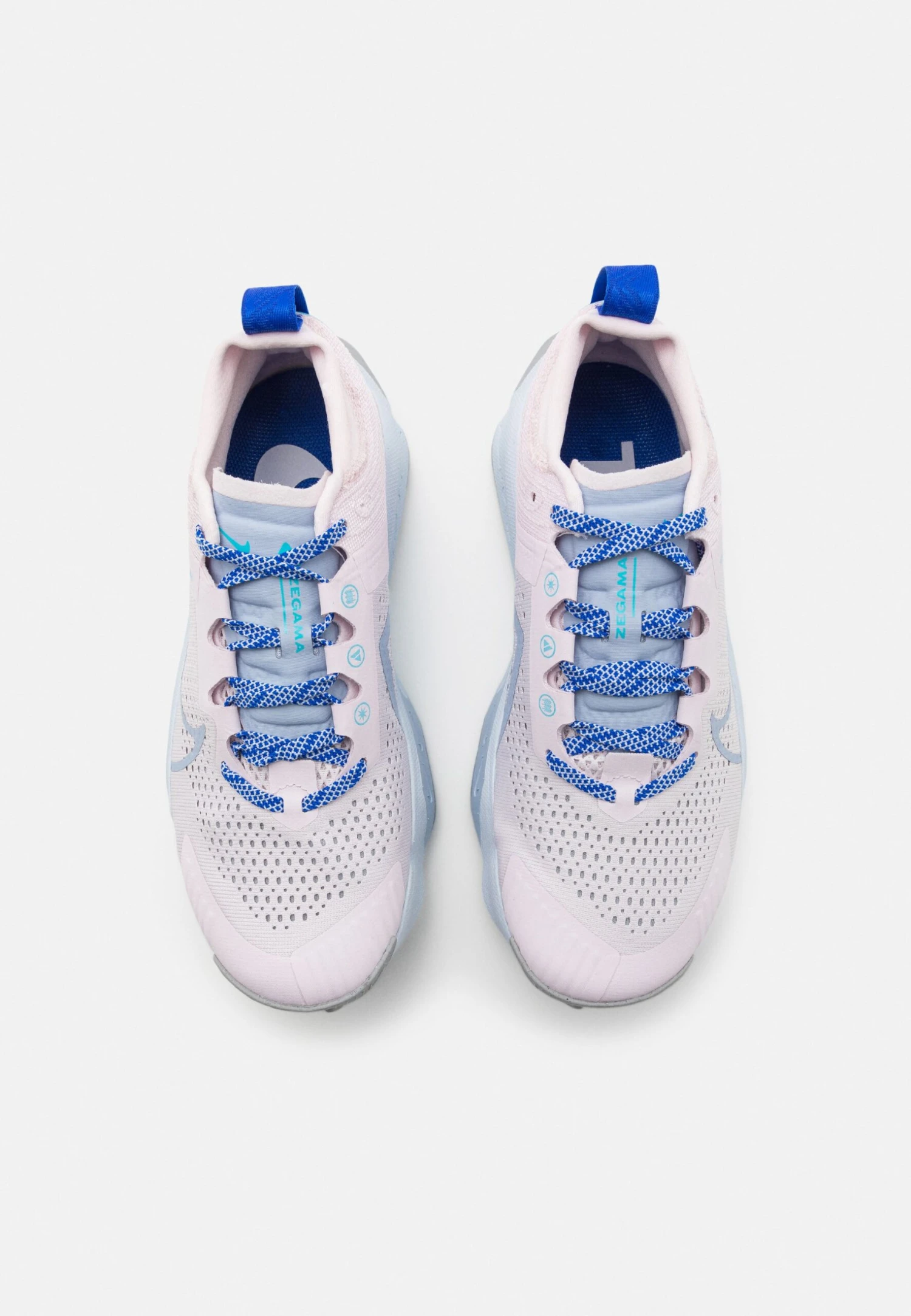 Nike Performance Zoomx Zegama - Chaussures De Running - Pearl Pink/Blue Whisper/Coconut Milk/Baltic Blue/Football Grey – Image 6