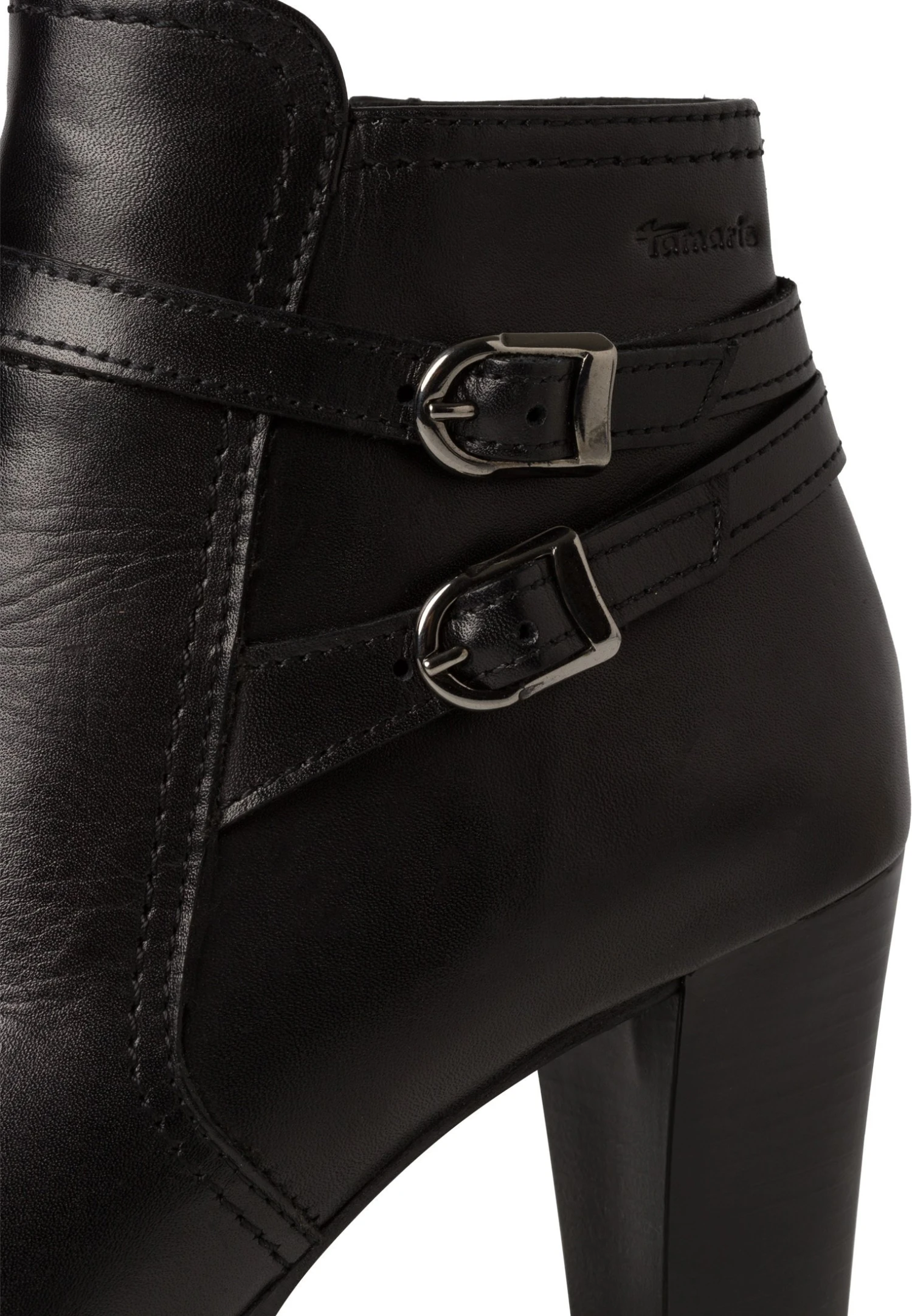 Tamaris Boots À Talons - Black Leather – Image 6