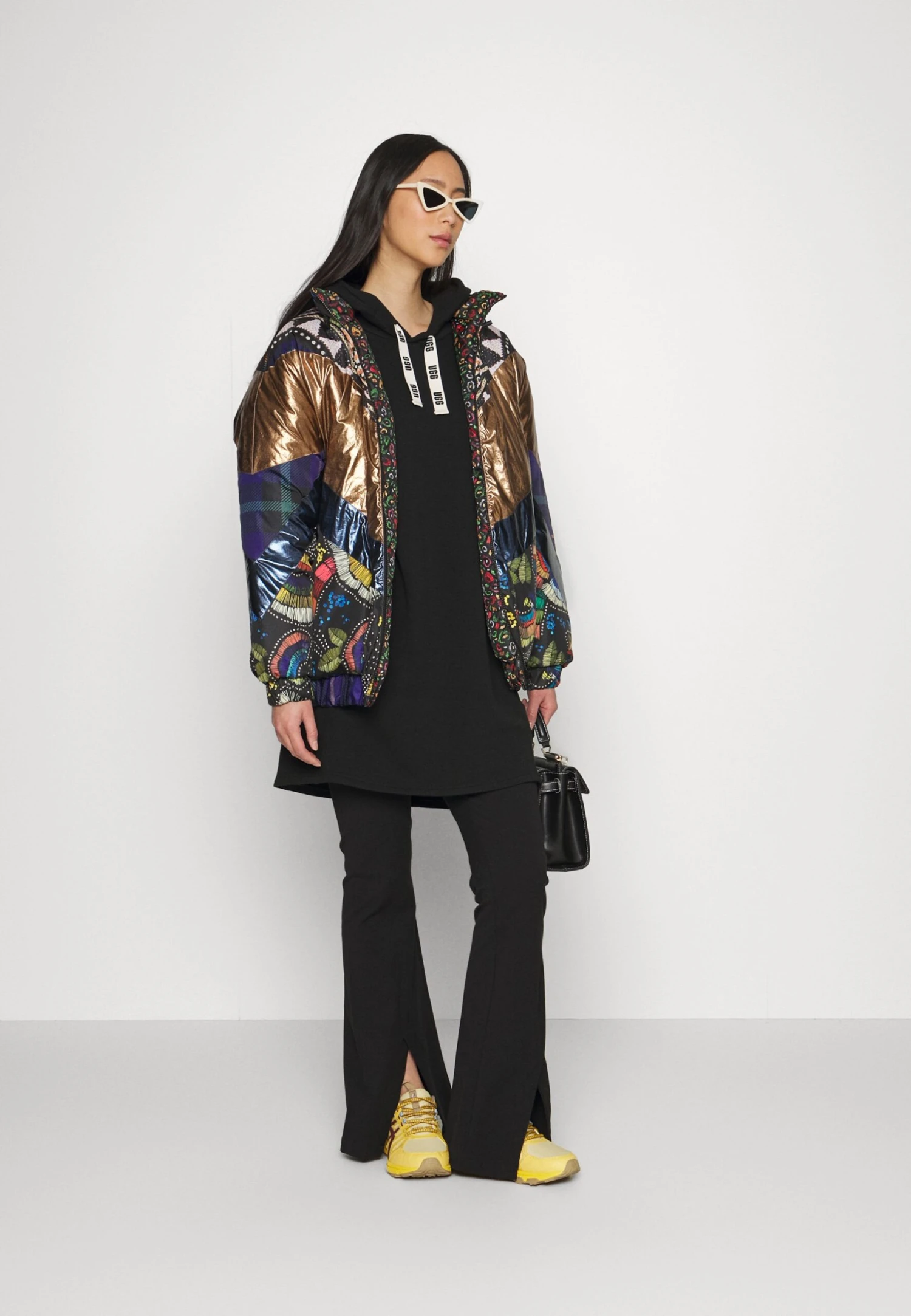 Ugg Aderyn Hoodie Dress - Sweat À Capuche - Black – Image 2