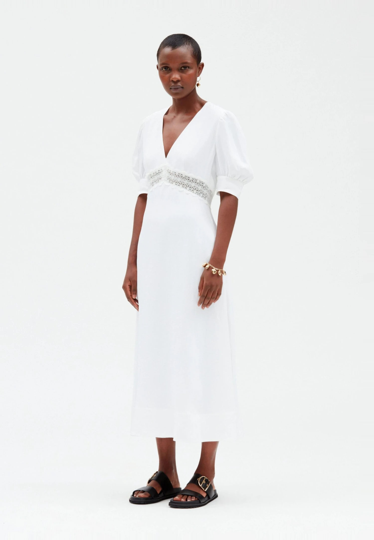 CLAUDIE PIERLOT Rivage - Robe De Jour - Blanc