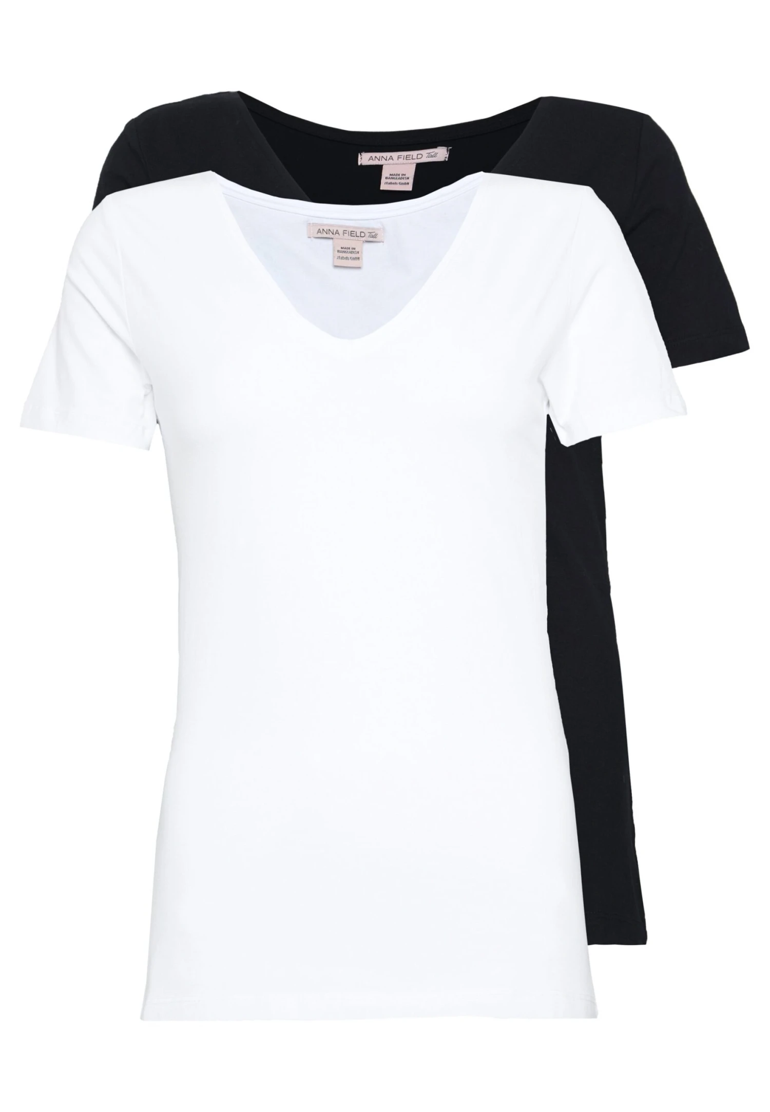 2 Pack - T-Shirt Basique - Black/White