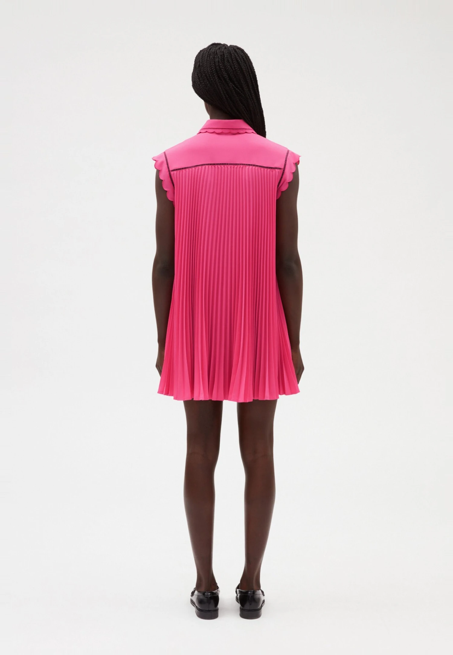 CLAUDIE PIERLOT Ramo - Robe Chemise - Bubble Gum – Image 3