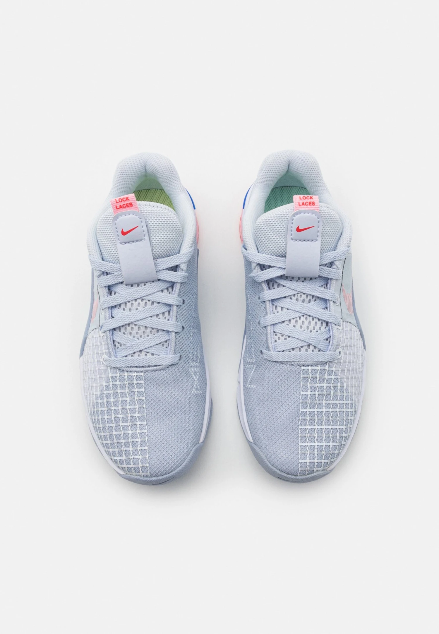 Nike Performance Metcon 8 - Chaussures Fitness - Football Grey/White/Blue Whisper/Med Soft Pink/Hyper Royal/Light Crimson – Image 6