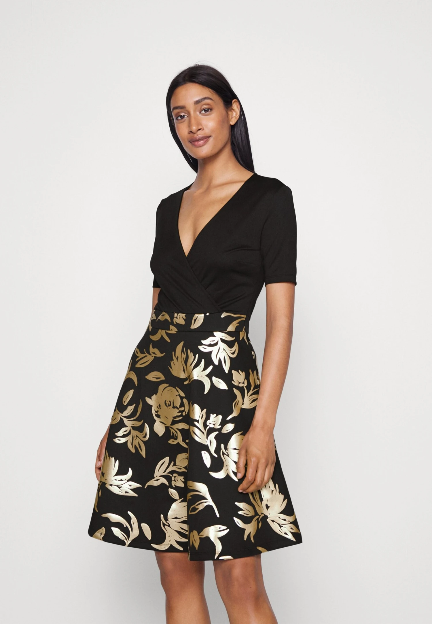 Anna Field Robe De Soirée - Black/Gold
